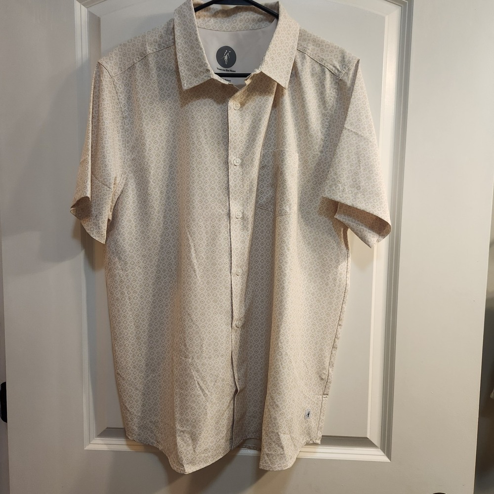 Toes To The Nose Golden State Stretch Woven | Pearl Micro GeoSize XL MSRP $135